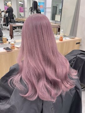 ベレーザ 渋谷神南(Beleza) 16322ブリーチ＆ダブルカラーラベンダーパープルモーヴピンク