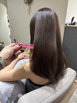 ソレイユ(soleil) 髪質改善カラー×Aujuaトリートメント