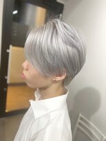 リグ 横浜(Lig.)&nbsp;ホワイトシルバーホワイトブロンドブリーチダブルカラーメンズ