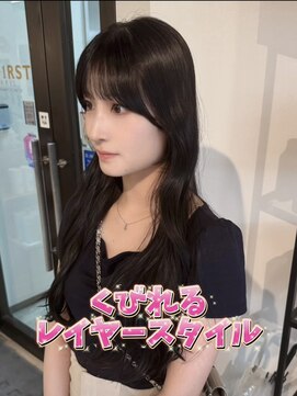 コワファーストナガサキシャンプーボーイ(COIFF1RST NAGASAKI SHAMPOO BOY) レイヤーカット/顔周り/前髪/韓国