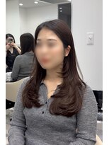 カノイ 銀座中央通り(KANOI)&nbsp;赤みブラウン+ハイレイヤー=華やか秋イエベに大変身！