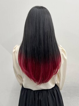 シエスタ バイ アンブルリュクス(siesta by amble luxe) 赤グラデーション