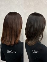 テネール(TENELE)&nbsp;ミディアムレイヤー　Premium髪質改善 20代/30代/40代 港区 赤坂