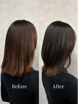 テネール(TENELE) ミディアムレイヤー　Premium髪質改善 20代/30代/40代 港区 赤坂