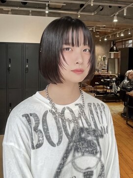 g r a i n canvas. 川崎/ショート/ボブ/髪質改善【グレイン】【5月1日～（予定）】 フェイスレイヤー ボブ 窪田