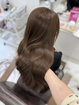 ハピネス 梅田茶屋町店(HAPPINESS)&nbsp;韓国風/レイヤーカット/顔周り/顔まわり/髪質改善/ベージュ