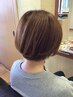 【ぺたんこは嫌だけど癖は抑えたい】カット+髪質改善カラー ¥16610