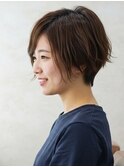 前下がりショート20代30代40代髪質改善白髪染め狭山ヶ丘駅
