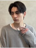 ダウンパーマニュアンスパーマセンターパートコンマヘア髪質改善