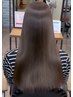 【髪質改善カラー】カット+髪質改善ボンドカラー+ベースTr￥8900