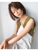 ラフに仕上げるボブ
