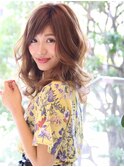 M.SLASH馬車道/オレンジブラウン/アシンメトリー/抜け感ヘアz1