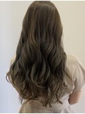 大人可愛いシークレットハイライト×フェミニン小顔パーマ