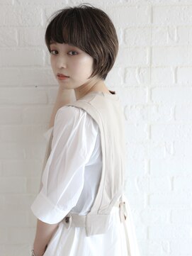 デイジー インデックスヘア 大島店(DAISY index hair) ひし形ショートくびれヘアクセ毛ショートシースルー前髪20代