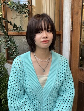 ディディ イック(didi ic) レイヤーボブ×ダークラベンダー