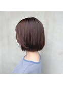 内巻きボブスタイル