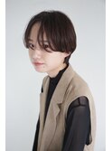 ウザバングがかわいいマッシュボブ　ショートボブ　学芸大学