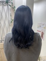 美容室 パルス 静岡鷹匠店(PALS) 韓国風 ネイビーグレー