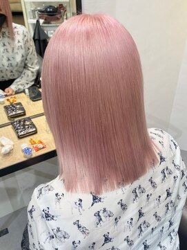 ベレーザ 渋谷(BELEZA) 2507うる艶髪ダスティーピンクバイカラー艶感逆グラデーション