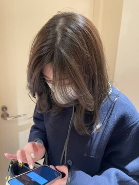 ヘアサロン ガリカ 表参道(hair salon Gallica) 大人かわいい透明感ベージュブラウン/暗髪地毛風カラー