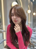 シーシンジュク 新宿南口(Sea shinjuku)&nbsp;韓国前髪×ショコラアッシュ【新宿/髪質改善/ふんわりカール】