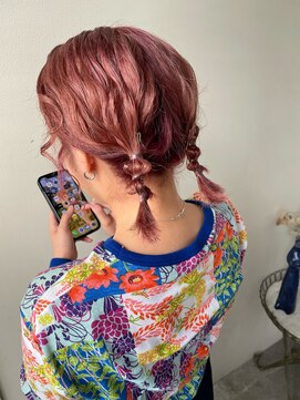 ホワイトルーム(White Room) pink × ブリーチカラー