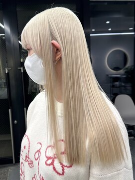 ソル ジングウマエ(SOL JINGUMAE) ミルクティーベージュダブルカラーケアブリーチインナーカラー