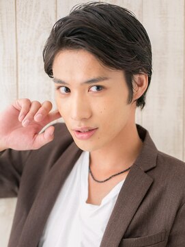 トニーアンドガイメン ホテル京阪仙台店(TONI&GUY MEN) オーガニックカラーでトラッド感！アップバングショートh仙台