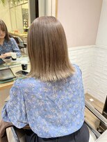 ネオリーブ チロル 横浜西口店(Neolive CiroL.) フォギーベージュ*ボブ【黒髪小顔ボブルフワンレンネビージュ】 