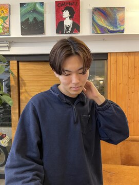 ツネ ヘアアンドヘッドスパ(TsuNE hair&head spa) 韓国風センターパート/ナチュラルへア/センターパート