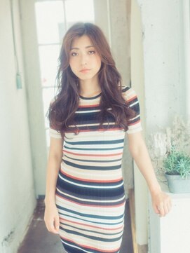 アゲート(Agate) 【錦糸町美容院Agate】ミルクティーベージュ☆レイヤーロングj