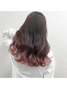 アライブ ハラジュク(ALIVE harajuku) 【ALIVE 夕貴】ピンクレッドグラデーションカラー