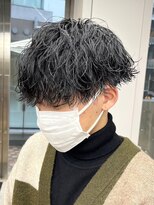 バイフィフス 天神大名(by fifth) 波巻きスパイラルパーマツイストパーママッシュメンズパーマ束感