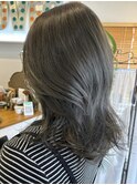 ブリーチなしオリーブグレージュ【miyabi】20代30代40代