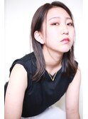 【クールな女性】外ハネ×かきあげスタイル♪