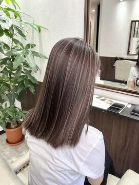 ベルヘアーデザイン 堺東(Belle hair Design) ハイライト/コントラストハイライト/白髪ぼかしハイライト