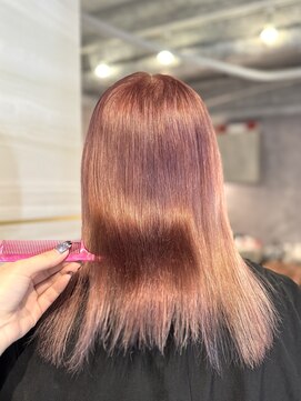 エルバイラビス 大宮(elu by lovis) 《mana》ピンクラベンダー/ピンクカラー/ケアブリーチ/大宮/埼玉