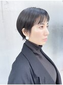 黒髪×ミニマムショート