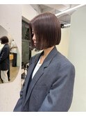 切りっぱなしボブ