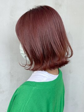 アルバム 銀座(ALBUM GINZA) 外ハネボブくびれミディボブショート_ba397851