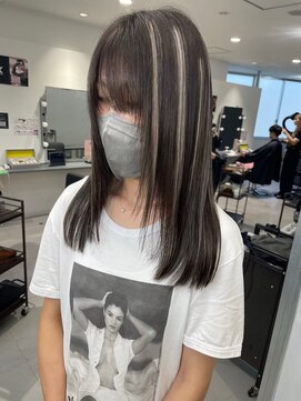 キング 枚方店(K!ng) 縮毛矯正髪質改善ハイライトレイヤーカット枚方美容室エクステ