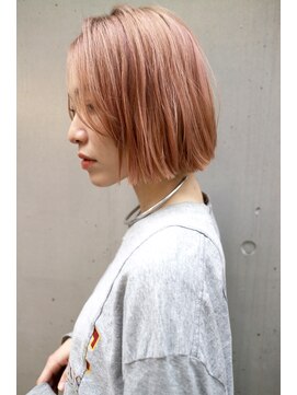 ジャコ ヘアー(jako HAIR) 【jako/自由が丘】ペールピンクボブ