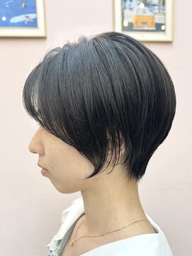 ロンドアジュール 横浜(Lond azur) くびれヘア/アプリコットオレンジ/レイヤー/ショートボブ/韓国