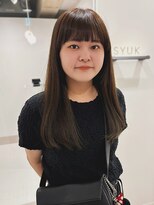 シュク 高円寺(SYUK)&nbsp;インナーカラー/くすみベージュ／ロングヘア/SYUK高円寺【青木】