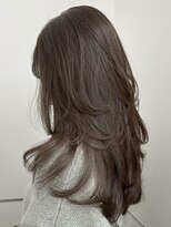 ムード(MOOD,)&nbsp;ダークアッシュ/大人ガーリー[レイヤーカット/髪質改善/銀座]