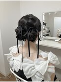 ふわふわツインシニヨン