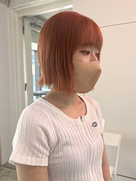 デート 下北沢(DATE) 下北沢ブリーチカラーハイトーンデザインカラー顔周りレイヤー◆