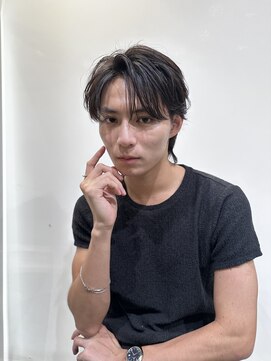 ロンドオム 池袋(Lond Homme) men's/メンズ/ブルーブラック/フェザーパーマ/ダウンパーマ/池袋