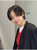 ショートカット/髪質改善縮毛矯正白髪ぼかしレイヤーカラーボブ