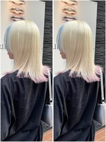 ローリン(Rolling)&nbsp;【Motoki】　10代/ミディアムレイヤー/ブロンド/天神大名